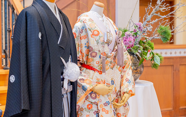 和装の展示