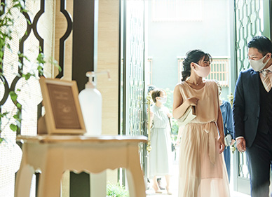 ブラス公式 結婚式を迎えるみなさまへ 感染症への対策について ブラス公式 結婚式を迎えるみなさまへ 感染症への対策について