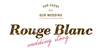 FOR GUEST for OUR WEDDING Rouge Blanc